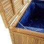 Caja de almacenaje de jardín bambú 60x52x55 cm de vidaXL, Cajas de almacenaje para exteriores - Ref: Foro24-319874, Precio: 8...