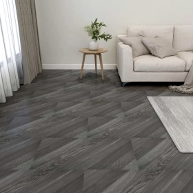 Lamas para suelo autoadhesivas 55 uds PVC 5,11 m² gris rayas de vidaXL, Suelos y moquetas - Ref: Foro24-324679, Precio: 65,03...