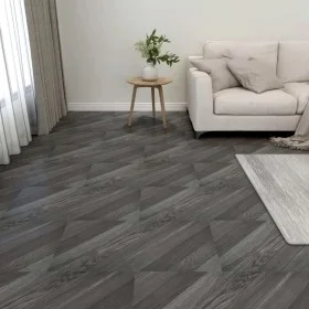 Lamas para suelo autoadhesivas 55 uds PVC 5,11 m² gris rayas de vidaXL, Suelos y moquetas - Ref: Foro24-324679, Precio: 63,96...