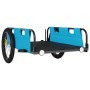 Remolque para bicicletas hierro y tela Oxford azul de vidaXL, Remolques para bicicletas - Ref: Foro24-94177, Precio: 100,51 €...