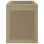 Caja de almacenaje de jardín PP marrón claro 55,5x43x53 cm de vidaXL, Cajas de almacenaje para exteriores - Ref: Foro24-36417...