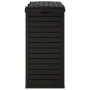Cubo de basura de exterior polipropileno negro 78x41x86 cm de vidaXL, Cubos de la basura y papeleras - Ref: Foro24-364173, Pr...