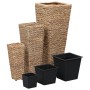 Conjunto de arriates 3 piezas jacinto de agua marrón de vidaXL, Maceteros y jardineras - Ref: Foro24-45568, Precio: 107,41 €,...