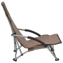 Sillas de playa plegables 2 unidades tela gris taupé de vidaXL, Sillas de jardín - Ref: Foro24-312492, Precio: 76,85 €, Descu...