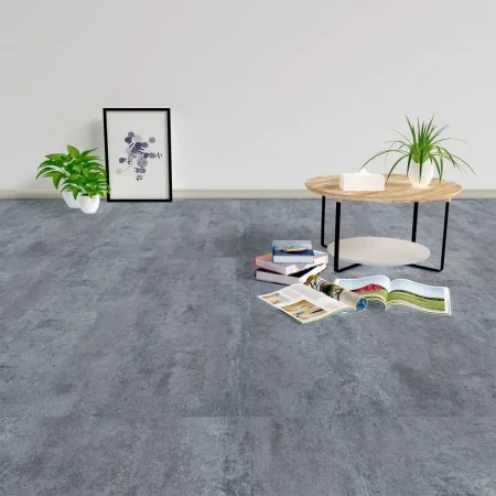 Self-adhesive PVC floor tiles in gray marble, 5.11 m² by vidaXL, Floors and carpets - Ref: Foro24-146237, Price: 61,72 €, Dis...