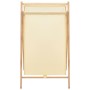 Cesto de ropa sucia madera de cedro y tela beige 42x41x64 cm de vidaXL, Cestas para ropa - Ref: Foro24-246440, Precio: 36,26 ...