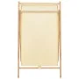 Cesto de ropa sucia madera de cedro y tela beige 42x41x64 cm de vidaXL, Cestas para ropa - Ref: Foro24-246440, Precio: 33,13 ...