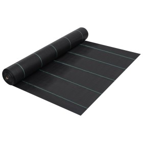 Estera de control de malezas y raíces PP negro 2x100 m de vidaXL, Mallas antihierbas - Ref: Foro24-313068, Precio: 122,17 €, ...
