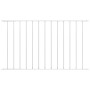 Panel de valla con acero recubrimiento polvo blanco 1,7x1,25m de vidaXL, Paneles de vallas - Ref: Foro24-145226, Precio: 55,3...