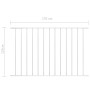 Panel de valla con acero recubrimiento polvo blanco 1,7x1,25m de vidaXL, Paneles de vallas - Ref: Foro24-145226, Precio: 55,3...