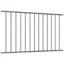 Anthracite gray powder coated steel fence panel 1.7x1.25m by vidaXL, fence panels - Ref: Foro24-145223, Price: 45,53 €, Disco...