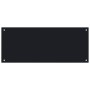 Protección salpicaduras cocina vidrio templado negro 100x40 cm de vidaXL, Herramientas y utensilios de cocina - Ref: Foro24-2...