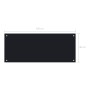 Protección salpicaduras cocina vidrio templado negro 100x40 cm de vidaXL, Herramientas y utensilios de cocina - Ref: Foro24-2...