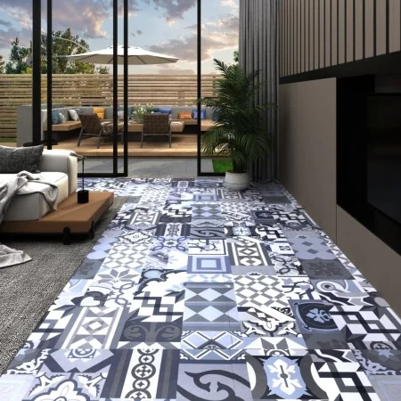 Colorful printed self-adhesive PVC floor plank 5.11 m² by vidaXL, Floors and carpets - Ref: Foro24-146613, Price: 72,41 €, Di...