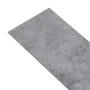Lamas para suelo no autoadhesivos PVC gris cemento 5,26 m² 2 mm de vidaXL, Suelos y moquetas - Ref: Foro24-146566, Precio: 77...