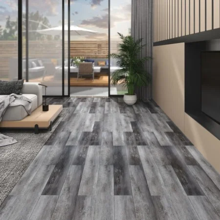 Lamas para suelo no autoadhesivas PVC gris a rayas 5,26 m² 2 mm de vidaXL, Suelos y moquetas - Ref: Foro24-146571, Precio: 72...