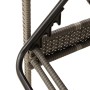 Tumbona con cojín gris 63x200x81 cm ratán sintético (solo EE. UU.) en Tumbonas | Comprar online en Foru.es