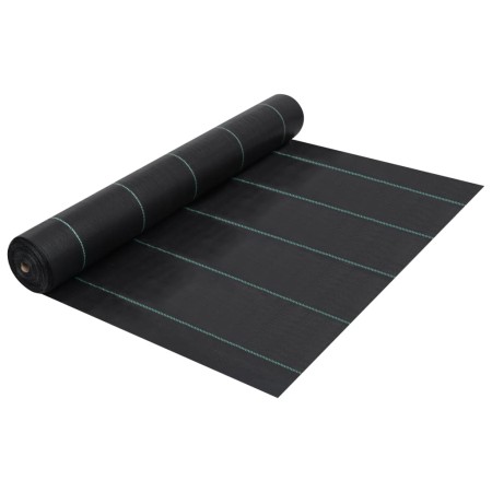 Estera de control de malezas y raíces PP negro 2x5 m de vidaXL, Mallas antihierbas - Ref: Foro24-313064, Precio: 14,13 €, Des...