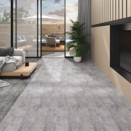 Cement brown self-adhesive PVC floor planks 4.46m² 3mm by vidaXL, Floors and carpets - Ref: Foro24-146575, Price: 90,36 €, Di...