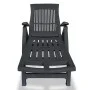 Tumbona con reposapiés plástico gris antracita de vidaXL, Tumbonas - Ref: Foro24-43588, Precio: 190,35 €, Descuento: %