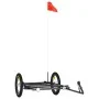Remolque para bicicleta hierro negro 126x63x34 cm de vidaXL, Remolques para bicicletas - Ref: Foro24-94205, Precio: 68,69 €, ...