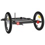 Remolque para bicicleta hierro negro 126x63x34 cm de vidaXL, Remolques para bicicletas - Ref: Foro24-94205, Precio: 71,31 €, ...