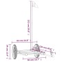 Remolque para bicicleta hierro negro 126x63x34 cm de vidaXL, Remolques para bicicletas - Ref: Foro24-94205, Precio: 71,31 €, ...