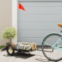 Remolque para bicicleta hierro negro 122x53x28 cm de vidaXL, Remolques para bicicletas - Ref: Foro24-94204, Precio: 64,81 €, ...