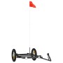 Remolque para bicicleta hierro negro 122x53x28 cm de vidaXL, Remolques para bicicletas - Ref: Foro24-94204, Precio: 64,81 €, ...