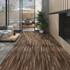 Gestreifte braune selbstklebende PVC-Bodendielen 5,02 m² 2 mm von vidaXL, Böden und Teppiche - Ref: Foro24-146603, Preis: 77,...