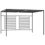 Cenador con techo retráctil antracita 4x3x2,3 m 180 g/m² de vidaXL, Carpas y cenadores - Ref: Foro24-313625, Precio: 352,12 €...