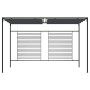 Cenador con techo retráctil antracita 4x3x2,3 m 180 g/m² de vidaXL, Carpas y cenadores - Ref: Foro24-313625, Precio: 352,12 €...