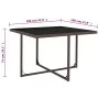 Set de comedor jardín 5 pzas y cojines ratán sintético marrón de vidaXL, Conjuntos de jardín - Ref: Foro24-43899, Precio: 263...