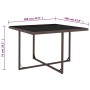 Set de comedor jardín 5 pzas y cojines ratán sintético marrón de vidaXL, Conjuntos de jardín - Ref: Foro24-43899, Precio: 339...