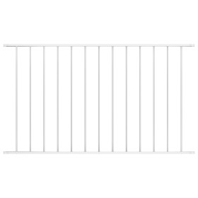 Panel de valla con acero recubrimiento polvo blanco 1,7x0,75m de vidaXL, Paneles de vallas - Ref: Foro24-145224, Precio: 41,4...