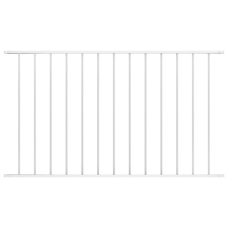 Panel de valla con acero recubrimiento polvo blanco 1,7x0,75m de vidaXL, Paneles de vallas - Ref: Foro24-145224, Precio: 41,4...
