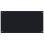 Protección salpicaduras cocina vidrio templado negro 100x50 cm de vidaXL, Herramientas y utensilios de cocina - Ref: Foro24-2...