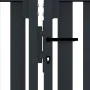 Doppeltes Zauntor aus anthrazitgrauem Stahl, 306 x 125 cm von vidaXL, Gartentore - Ref: Foro24-146350, Preis: 364,68 €, Rabat...
