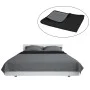 Double-sided quilted bedspread 230x260 cm gray and black by vidaXL, Bedspreads and duvets - Ref: Foro24-132967, Price: 19,90 ...