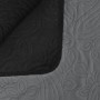 Cubrecama acolchado doble cara 230x260 cm gris y negro de vidaXL, Colchas y edredones - Ref: Foro24-132967, Precio: 19,05 €, ...