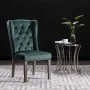 Silla de comedor de terciopelo verde de vidaXL, Sillas de comedor - Ref: Foro24-287952, Precio: 199,77 €, Descuento: %