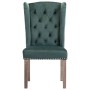 Silla de comedor de terciopelo verde de vidaXL, Sillas de comedor - Ref: Foro24-287952, Precio: 188,72 €, Descuento: %