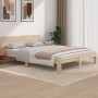 Estructura de cama madera maciza 150x200 cm de vidaXL, Camas y somieres - Ref: Foro24-810500, Precio: 118,58 €, Descuento: %
