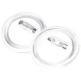 Kit de chapas con alfiler 100 juegos acrílico 58 mm de vidaXL, Chapas - Ref: Foro24-30160, Precio: 28,57 €, Descuento: %