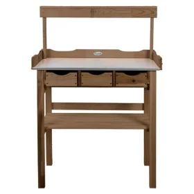 Esschert Design Mesa para macetas con cajón y rejilla marrón de Esschert Design, Mesas de jardinería - Ref: Foro24-433900, Pr...