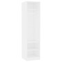 Armario de madera contrachapada blanco 50x50x200 cm de vidaXL, Armarios roperos - Ref: Foro24-800234, Precio: 126,67 €, Descu...