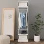 Armario de madera contrachapada blanco 50x50x200 cm de vidaXL, Armarios roperos - Ref: Foro24-800234, Precio: 125,96 €, Descu...