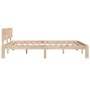 Estructura de cama madera maciza 150x200 cm de vidaXL, Camas y somieres - Ref: Foro24-810500, Precio: 118,58 €, Descuento: %