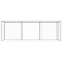Jaula para gatos acero galvanizado 4,5x1,5x1,5 m de vidaXL, Jaulas y habitáculos para animales pequeños - Ref: Foro24-146358,...
