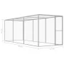 Jaula para gatos acero galvanizado 4,5x1,5x1,5 m de vidaXL, Jaulas y habitáculos para animales pequeños - Ref: Foro24-146358,...